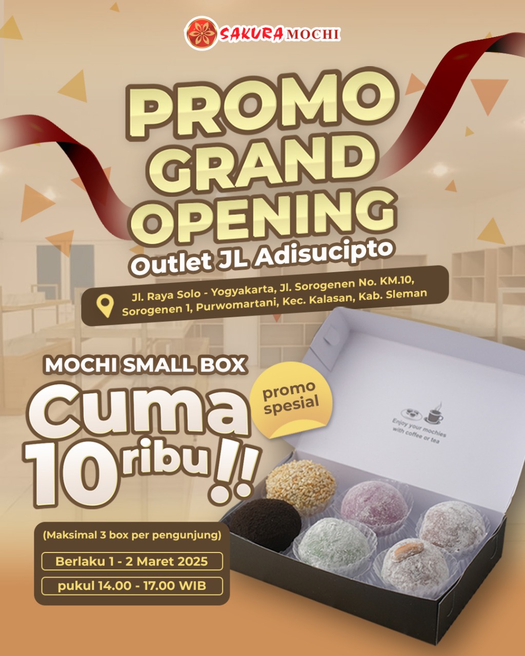 Mochi Lembut, Rasa Premium Cuma 10 Ribu!