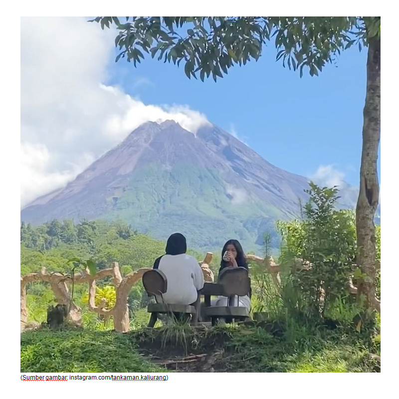 Rekomendasi Tempat Wisata Berlatar Gunung Merapi, Eksotis Banget!