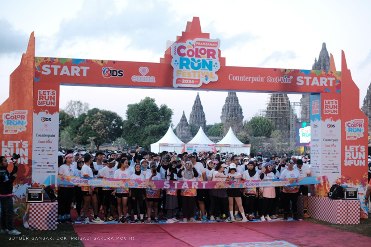 Prambanan Color Run Festival 2024 Sukses Terlaksana, Dihadiri Ribuan Peserta