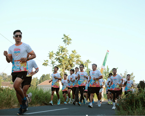 Sakura Mochi Bakal Memeriahkan Surabaya Color Run Festival 2024